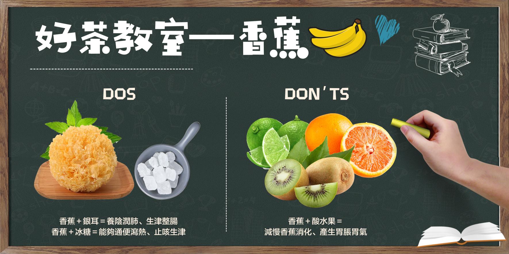 【好茶教室 —  香蕉dos & don'ts】