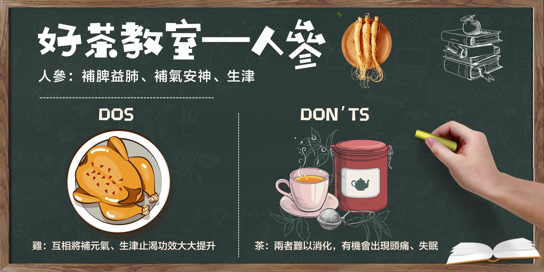 【好茶教室 - 人參dos and don'ts】